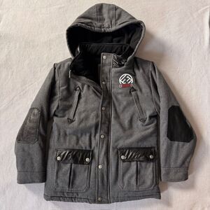 Enyce Hooded Jacket with Leather Accents Vintage Y2K